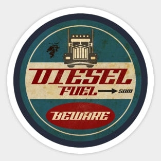 Diesel Fuel Sticker